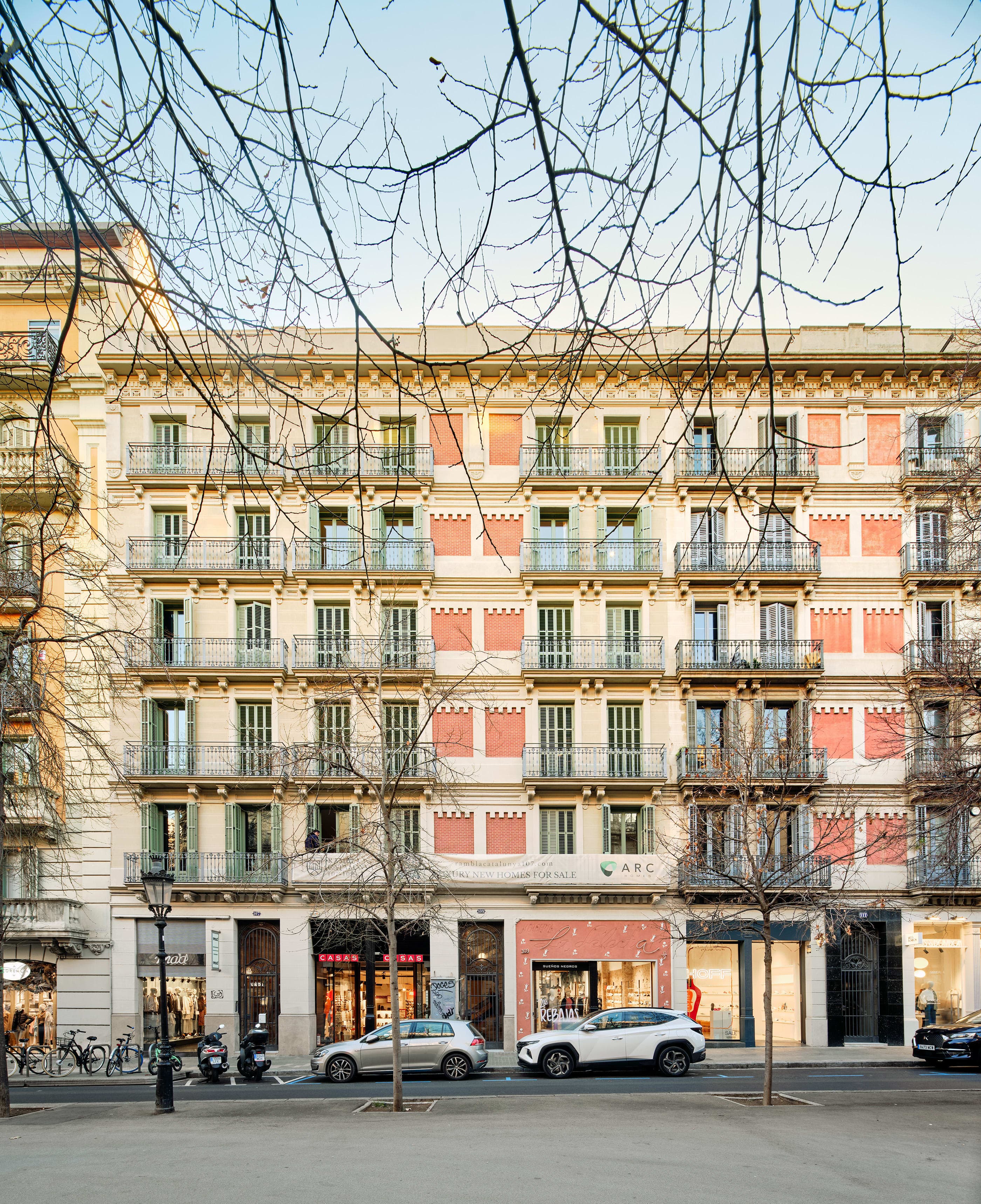 Promocion de apartamentos de lujo en el Quadrat d'Or, Barcelona